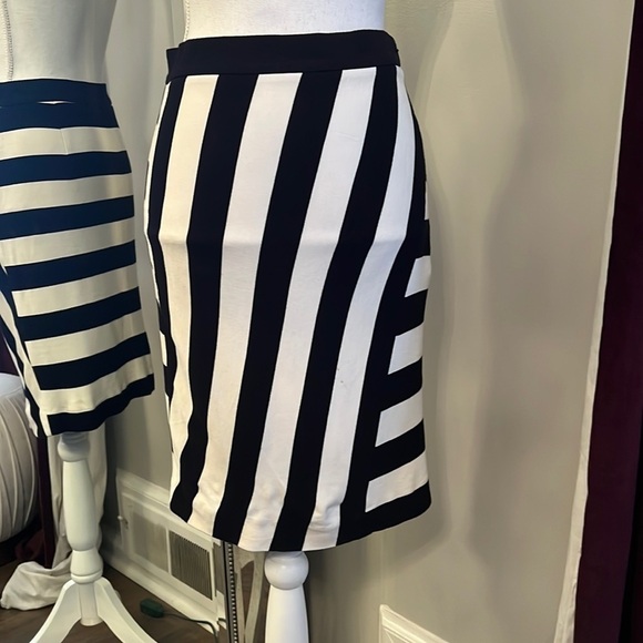 Banana Republic Striped Skirt Size 4 - Picture 1 of 8